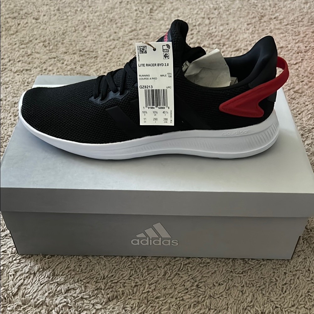 Adidas Lite Racer Black Sneakers Lightweight